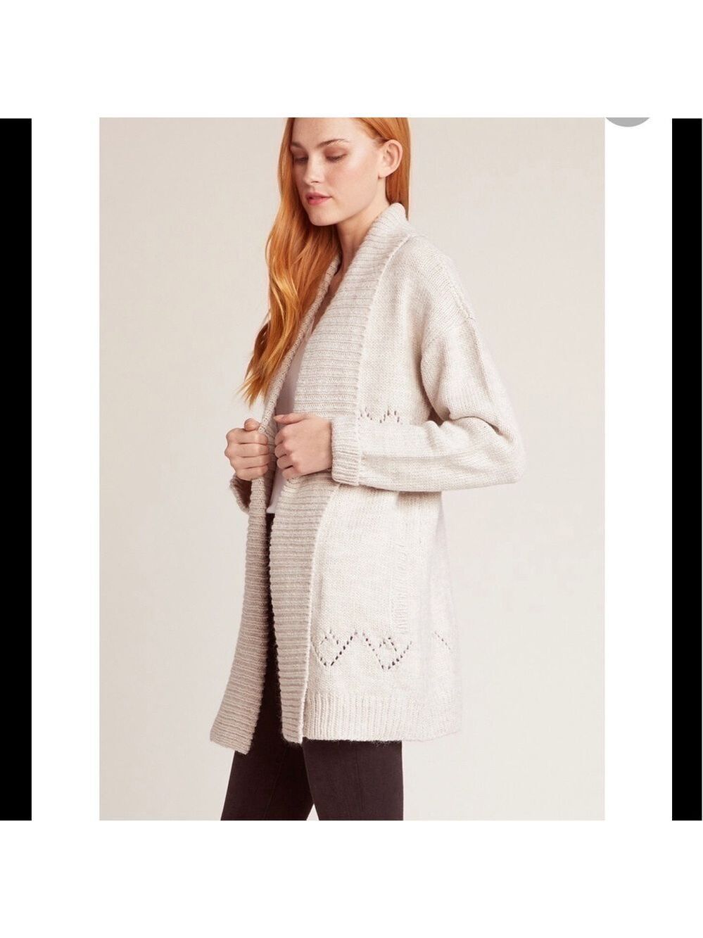 JACK by BB Dakota open front pointelle cardigan